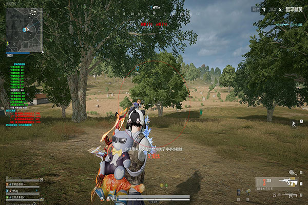 CF辅助透视自瞄效果
